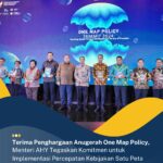 Terima Penghargaan Anugerah One Map Policy, Menteri AHY Tegaskan Komitmen untuk Implementasi Percepatan Kebijakan Satu Peta