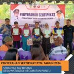 Penyerahan Sertifikat Program Pendaftaran Tanah Sistematis Lengkap (PTSL) Desa Watugede