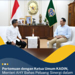 Pertemuan dengan Ketua Umum KADIN, Menteri AHY Bahas Peluang Sinergi dalam Membangun Ekonomi Indonesia