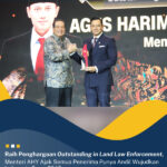 Raih Penghargaan Outstanding in Land Law Enforcement, Menteri AHY Ajak Semua Penerima Punya Andil Wujudkan Indonesia Emas 2045