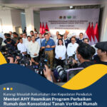 Kurangi Masalah Kekumuhan dan Kepadatan Penduduk, Menteri AHY Resmikan Program Perbaikan Rumah dan Konsolidasi Tanah Vertikal Rumah Susun Cinta Damai di Jakarta Pusat