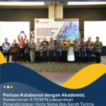 Perluas Kolaborasi dengan Akademisi, Kementerian ATR/BPN Laksanakan Penandatanganan Kerja Sama dan Serah Terima Hibah Peralatan Survei dan Pemetaan