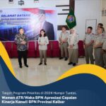 Target Program Prioritas di 2024 Hampir Tuntas, Wamen ATR/Waka BPN Apresiasi Capaian Kinerja Kanwil BPN Provinsi Kalbar